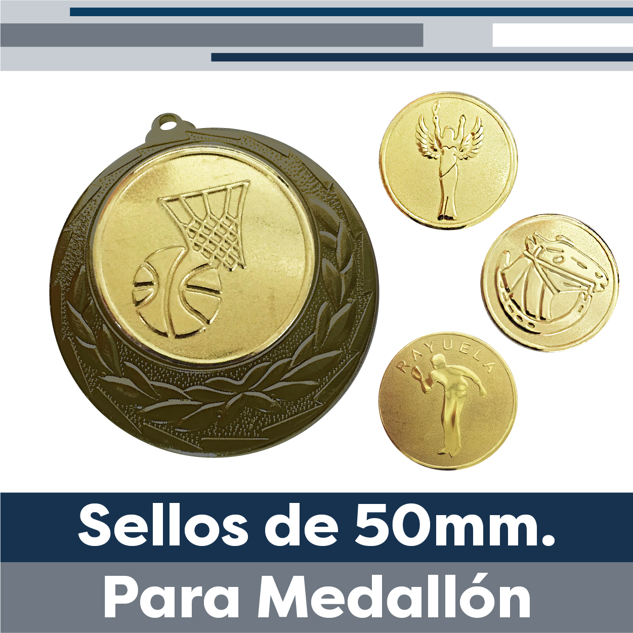 Sello 50 mm.