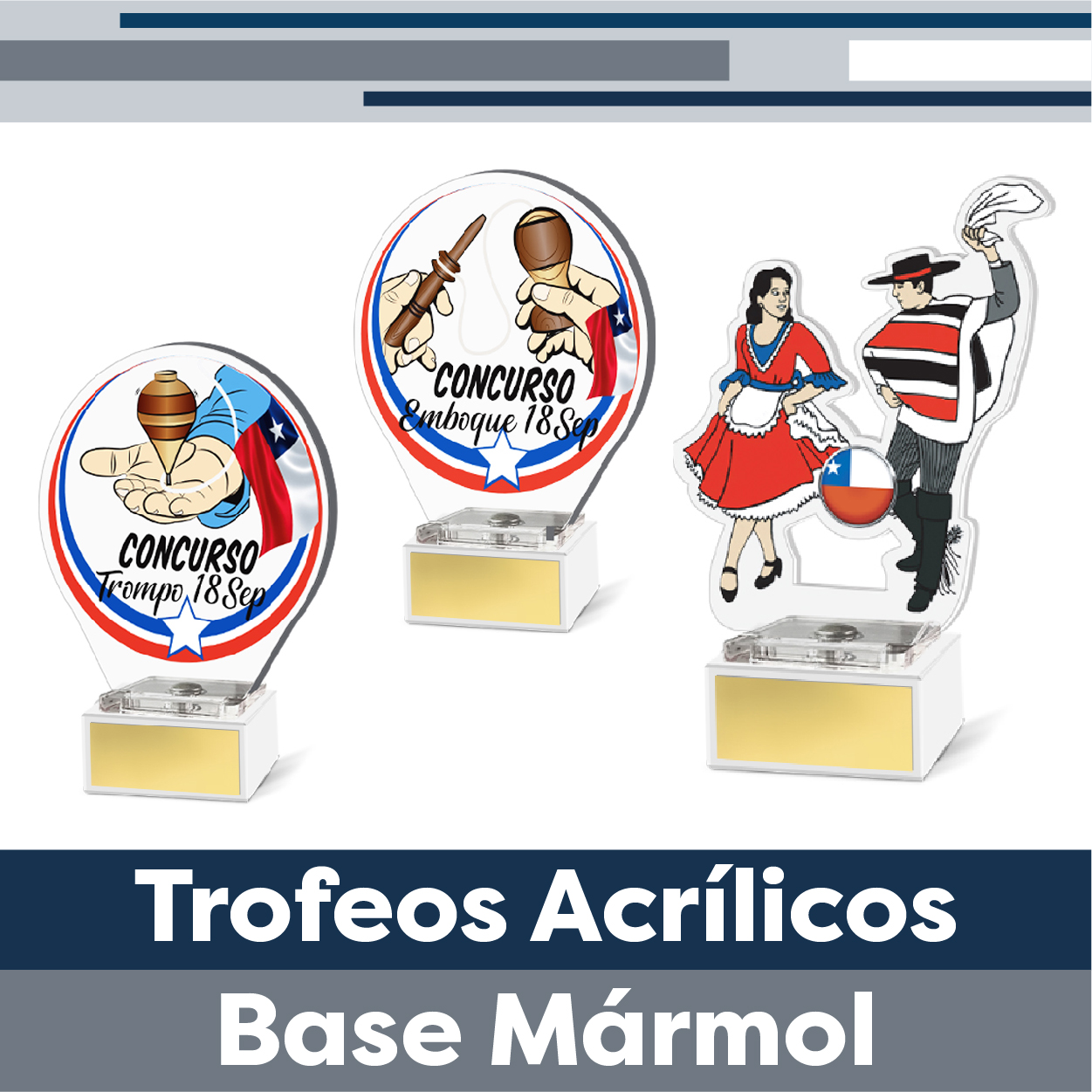 Acrílico Color (Base Mármol)